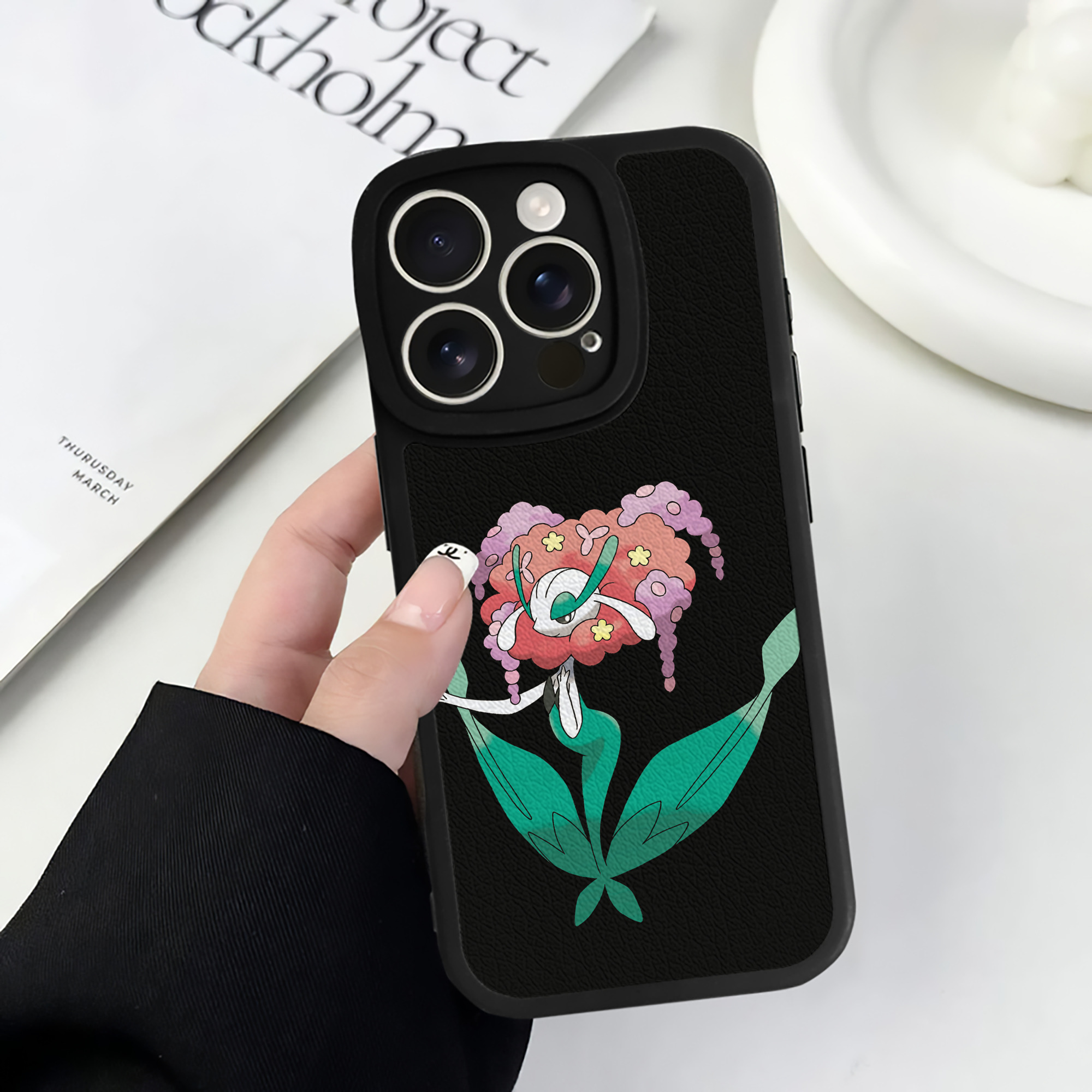 （画像用） ポケットモンスター Pokémon 【iPhone 16シリーズ対応】シリコンスマホケース（レザー調） 材質：シリコン